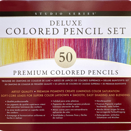 Set de 50 colores de palo premium